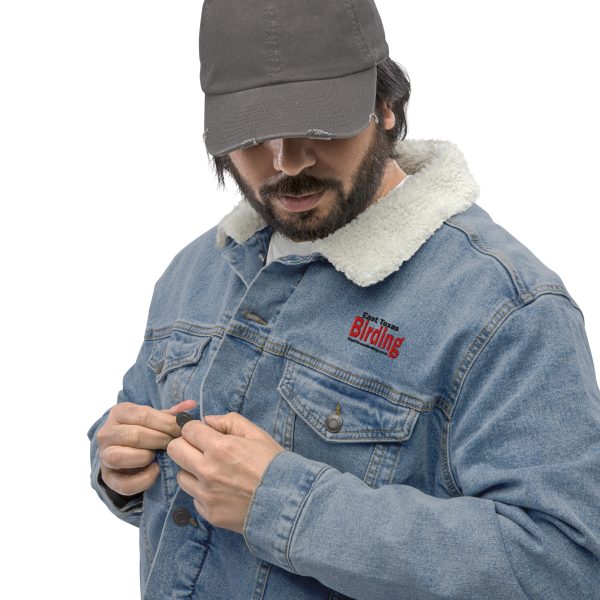 East Texas Birding Unisex Denim Sherpa Jacket