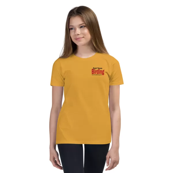 East Texas Birding Youth Short Sleeve T-Shirt - Image 8