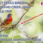Field Trip: Richland Creek 05-29 9 AM